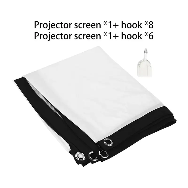 Màn hình máy chiếu, tỷ lệ 16: 9, cho gia đình, nhà hát, thuyết trình, giáo dục và phim ảnh Projector 1