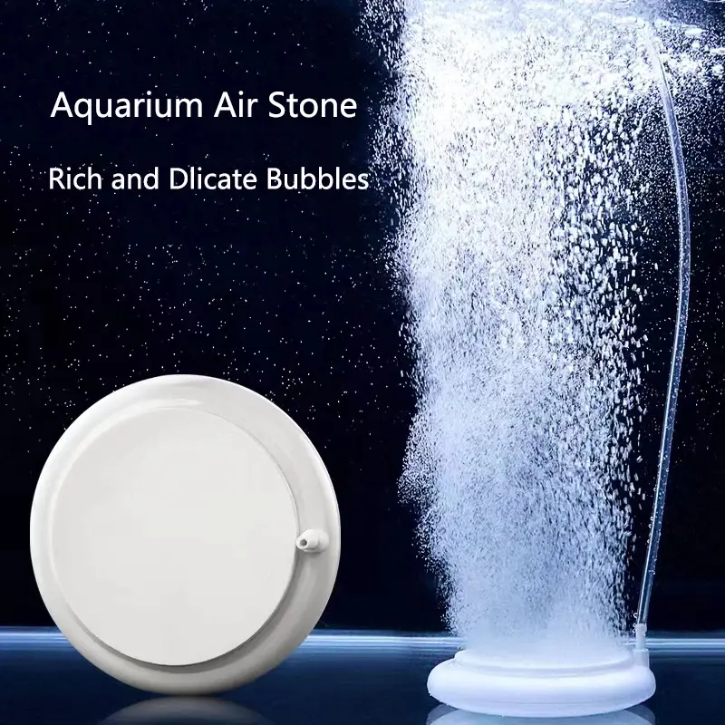 Batu Aerasi Batu Aerator Aquarium Air Stone Nano Bubble Bulat Batu Gelembung Oksigen 3