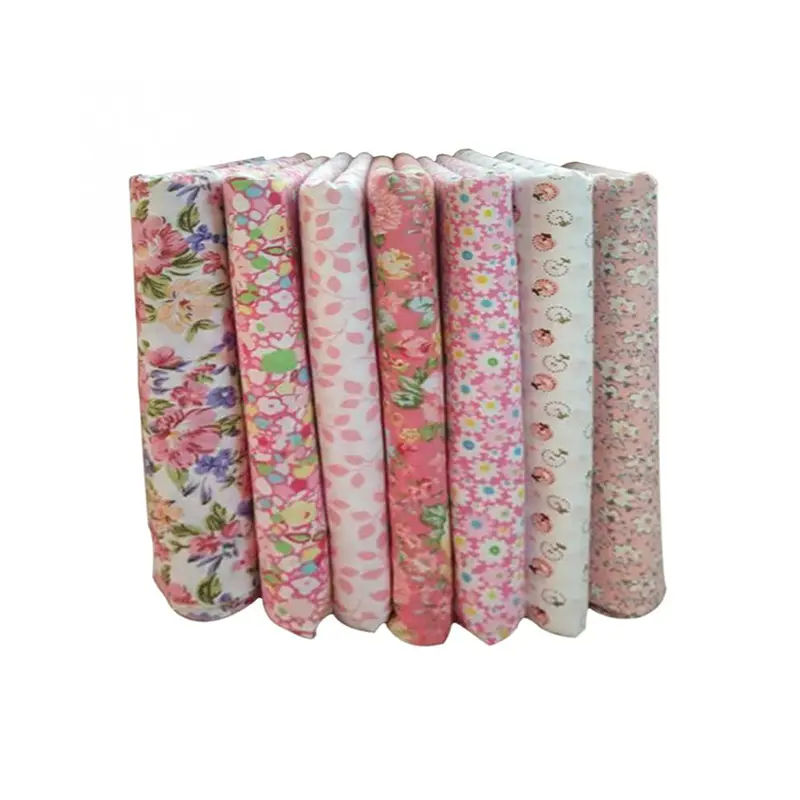 Vải Bông Tự Vá, Tr.Q, 7 Chiếc, 25cmx25cm, In Hoa, Vải May Vá, Vải Chần Bông 4