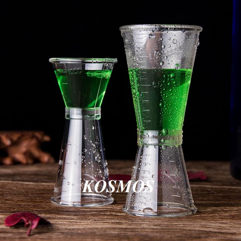  Ly ca đong 2 đầu nhựa - Zigger 2 đầu pha chế nhựa  giá tại xưởng  