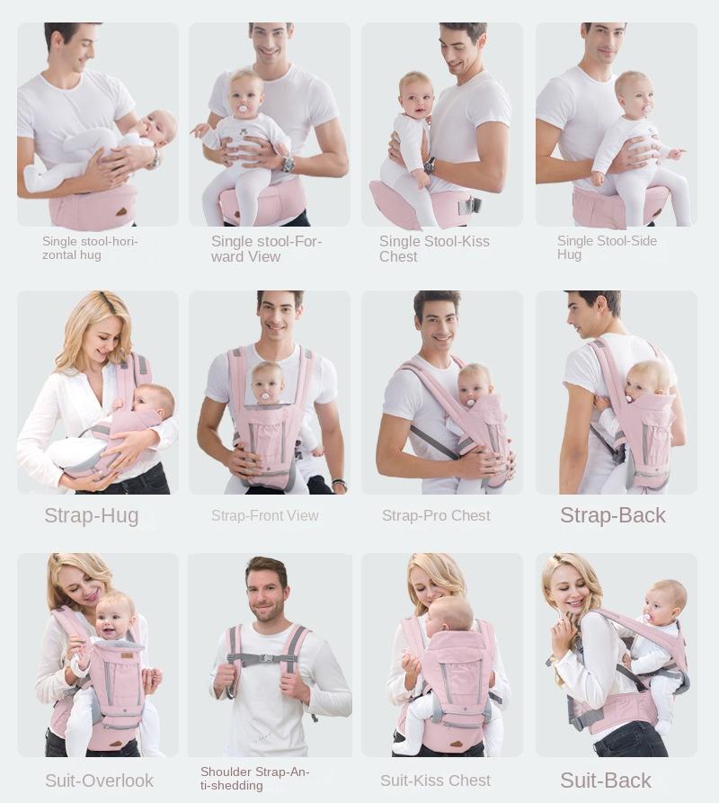 Product Introduction of Baby Waist Stool Baby Carrier Strap Hold Stool Baby Carrier 3
