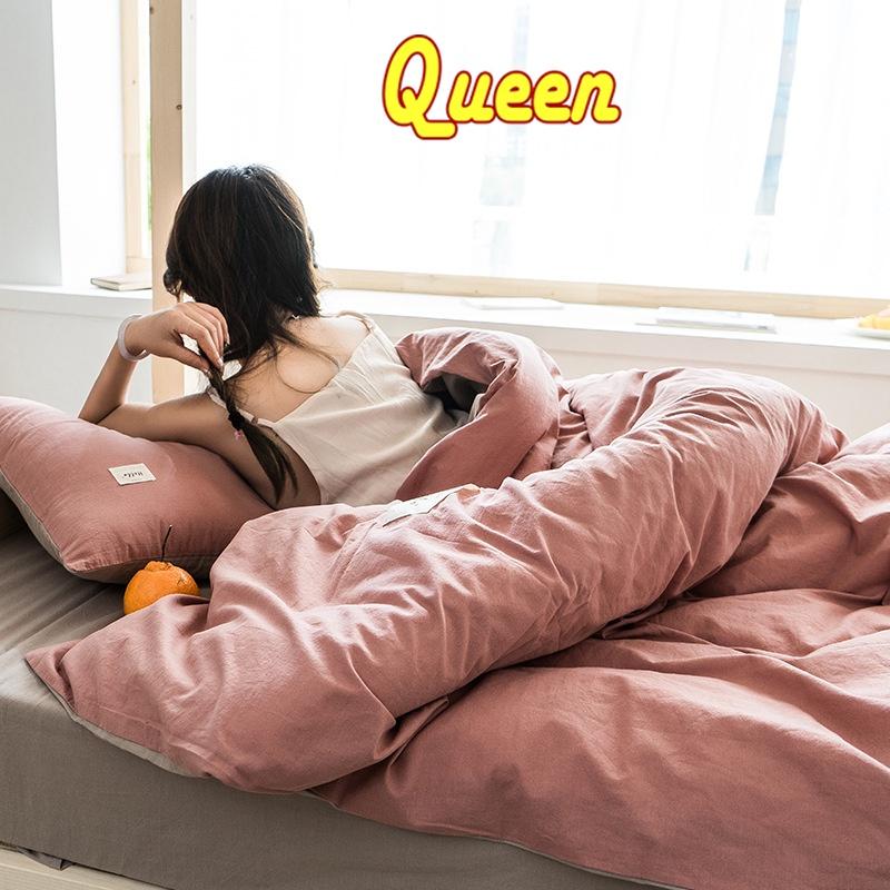 Bộ Chăn Ga Gối, Ga Giường Cotton Tici Hàn Quốc Set 4 Món M2,M4, M6, M8