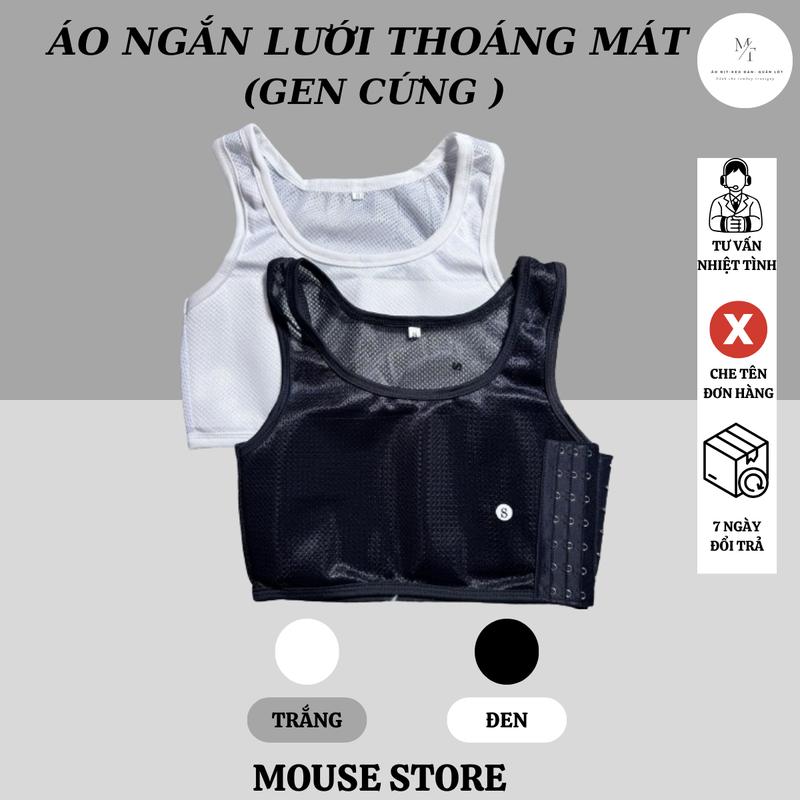 Áo Nịt LƯỚI MỀM thoáng mát dành cho tomboy transguys  [Mua 3 TẶNG 2 QUẦN LÓT ] { MUA 4 TẶNG 1 BOXER] Voi Navy áo  tạo áo  ngực Trắng