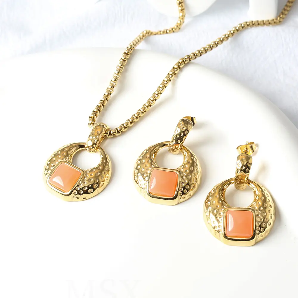 necklace stainless steel Titanium steel necklace jewelry sets stainless steel necklace for women