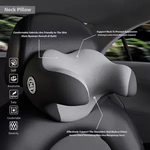 Sandaran Kepala Kursi Mobil Penumpang Bantal Leher Mobil Traveling Penyangga Kepala Berbahan Busa Nyaman Berbentuk U