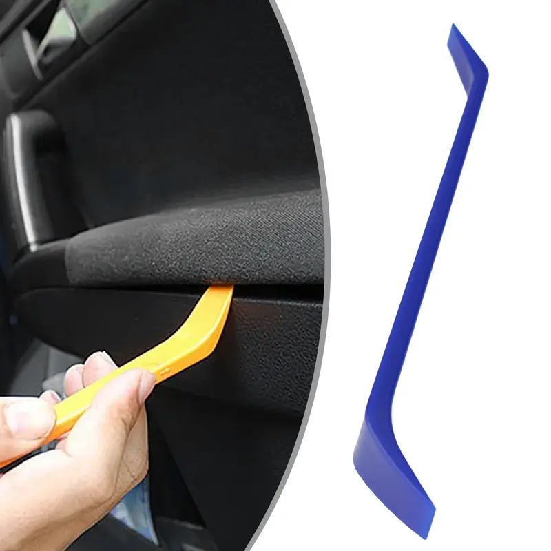 Dụng cụ cài đặt bảng điều khiển trang trí cửa ô tô, Dụng cụ tháo chốt clip cửa ô tô, Dễ dàng mang theo, Để ngăn ngừa trầy xước và hư hỏng trên ô tô, Bao gồm dụng cụ cài đặt 8