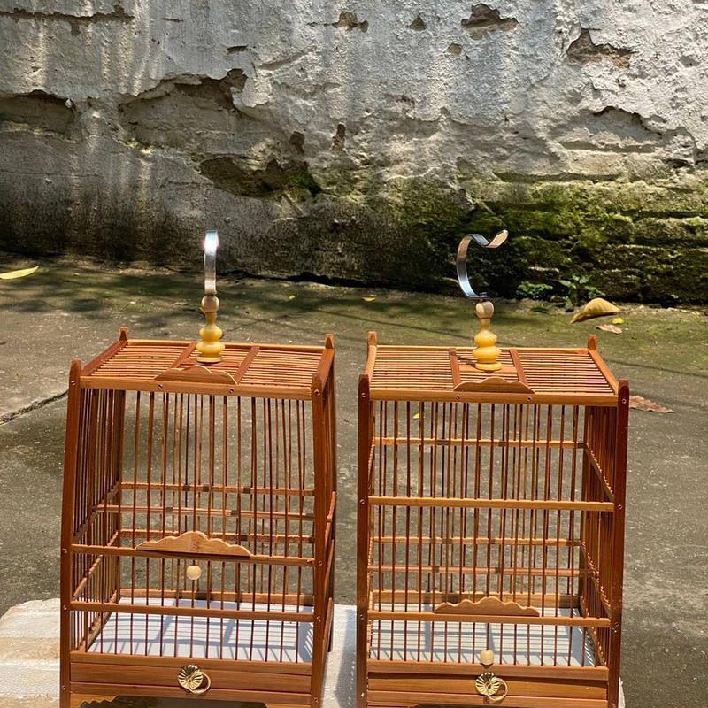 Khung Tự Ráp Lồng Chim Khuyên Hút Mật Dáng Vuông