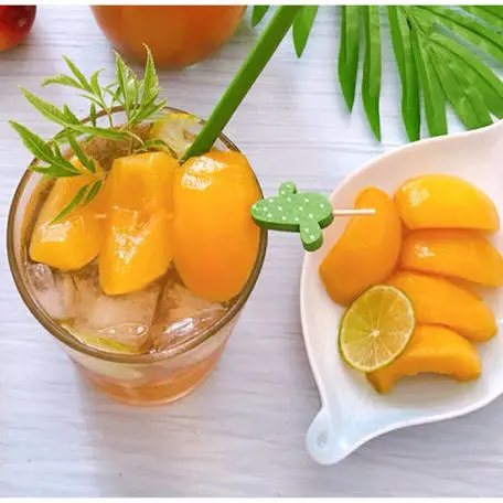 Product Introduction of Set Nguyên Liệu Trà Đào - Tiệm Của Bee Beekit - Thành Phẩm 15-20 Ly - Nước Trà Tea Với Đào Thái Đóng Hộp & Sycrub Đào 20