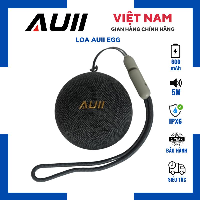     TẶNG NHẠC   Loa Auii Egg Bluetooth 5.3 Công Suất 5W Kháng Nước IPX6 Dung Lượng Pin 600mAh Phát Nhạc 5-8H  50% volume  Cổng Sạc Type-C Nhập Khẩu Chính Hãng Bảo Hành 6T 
