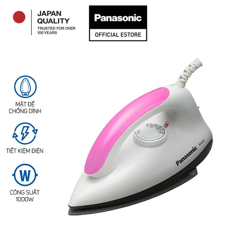 Bàn Ủi Khô Panasonic NI-317TXRA/ NI-317TVRA - Thiết kế nhỏ gọn - Bảo hành chính hãng 12 tháng