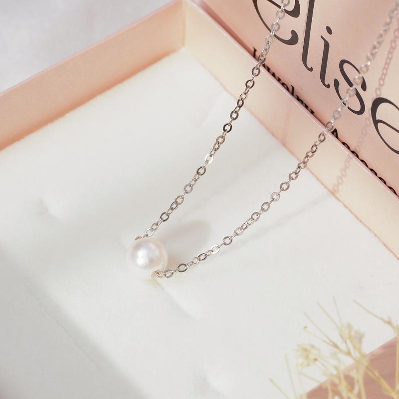 Dây chuyền bạc xuyên ngọc STELLA đơn giản, nhẹ nhàng Elisee 2