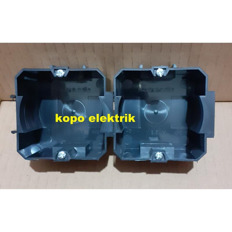 Panasonic Inbow Dus untuk Saklar / Stop Kontak 2 gang - Shop | Tokopedia