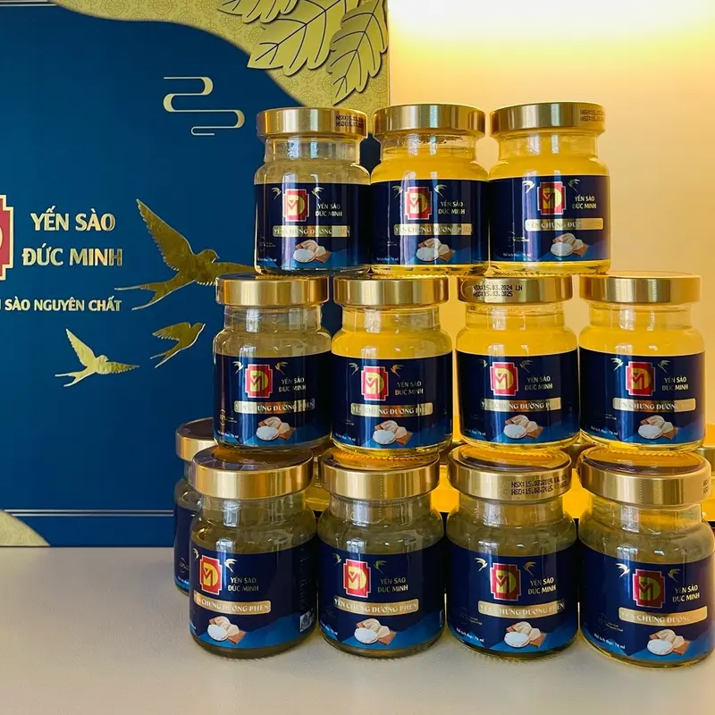 Yến chưng sẵn 35% yến LỐC 6 hủ (KHÔNG HỘP/ CÓ HỘP)- có 5 vị để lựa chọn 3