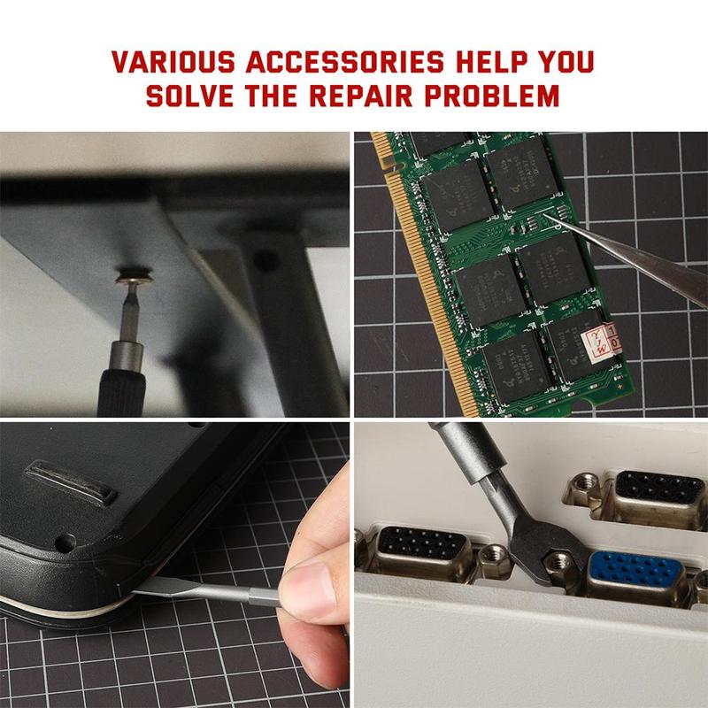 128-In-1 Precision Screwdriver, Multifunctional Electronic Devices Repair & Assembly Tool, Tool Kits With Storage Box 6