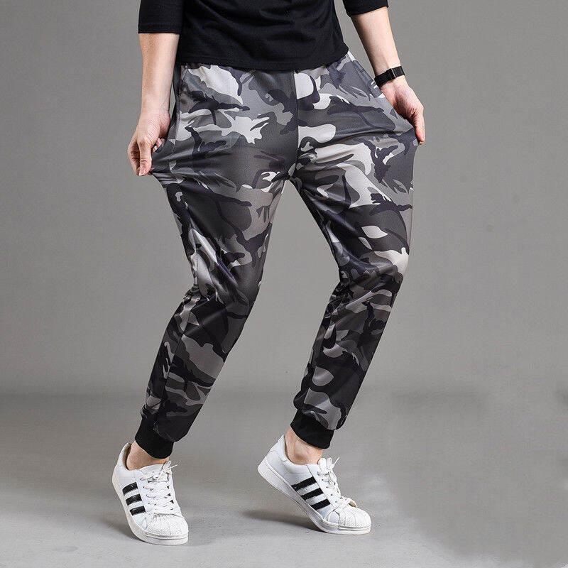 Autumn Trousers Men Stretch Camouflage Pant Casual Leg Fitting Sweatpants Loose Wear-resistant Trousers 0