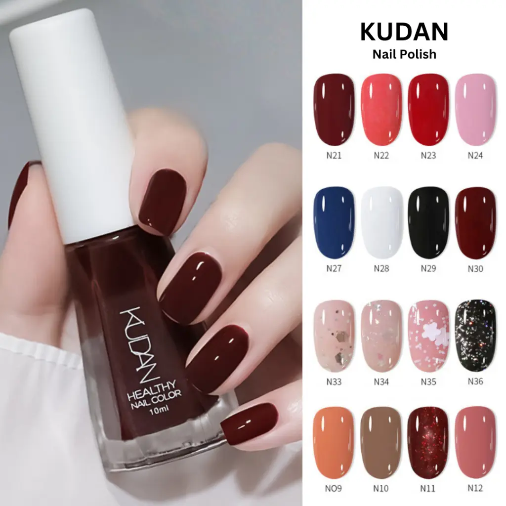 KuDAN kutek Peel Off Halal Water Base Nail Polish Nail Art Manicure