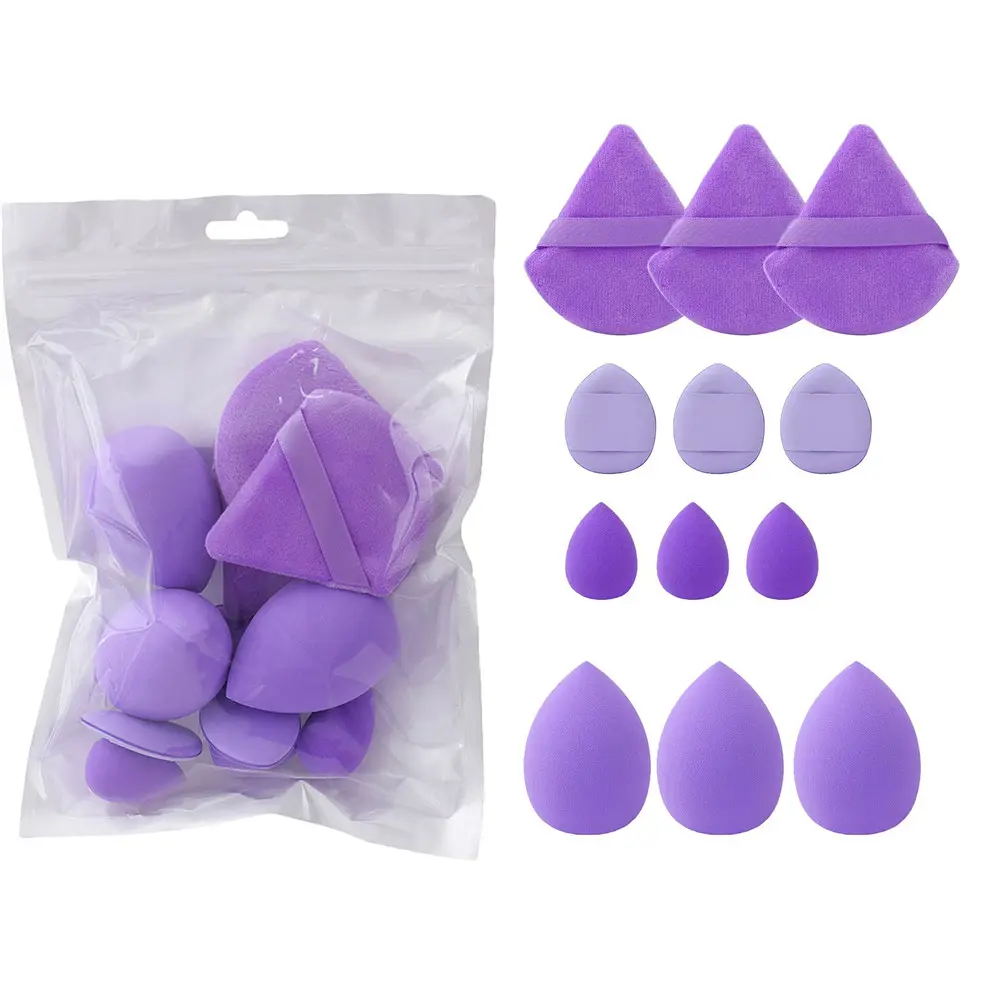 4/12Pcs Powder Puff Set Makeup Sponge Concealer Foundation Air Cushion Kit Blender Tools