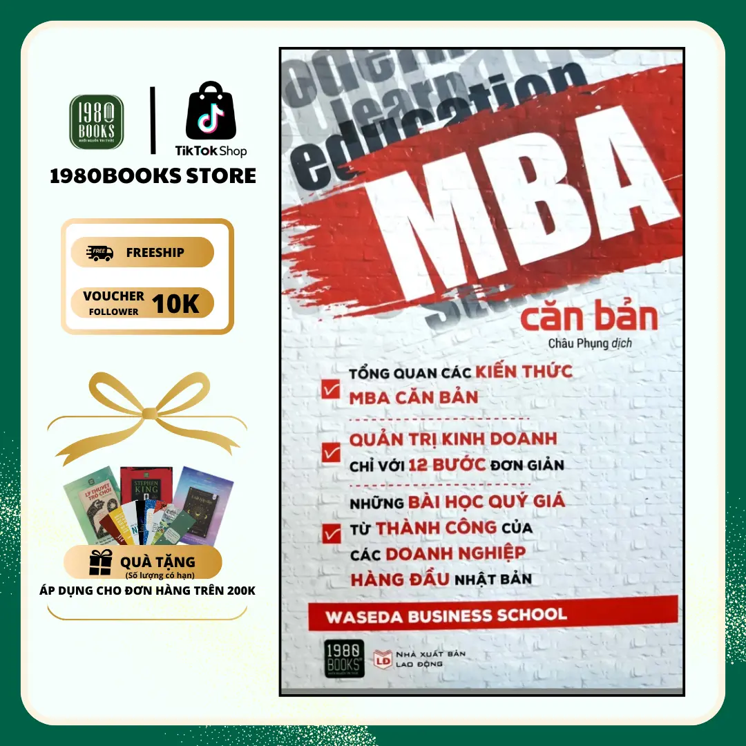Sách - MBA Căn Bản - Waseda Business School - Sách 1980books - Sách học Mini MBA cho người mới bắt đầu