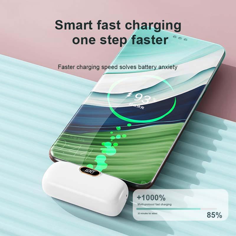 LBR P19 Mini Power Bank 10000mAh แบตเตอร์รี่สำรองสําหรับการพกพา for Type C / iOS 6