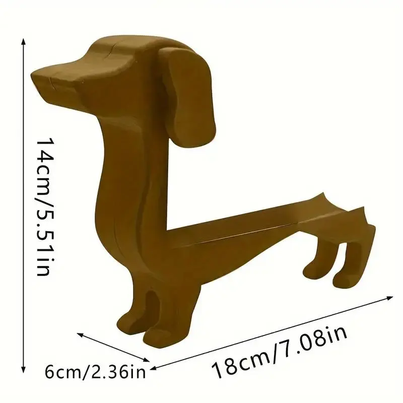 Dog Design Wine Bottle Holder, 1 Count Unique Wine Bottle Rack, Wine Bottle Holder for Home Kitchen Bar Decor 1