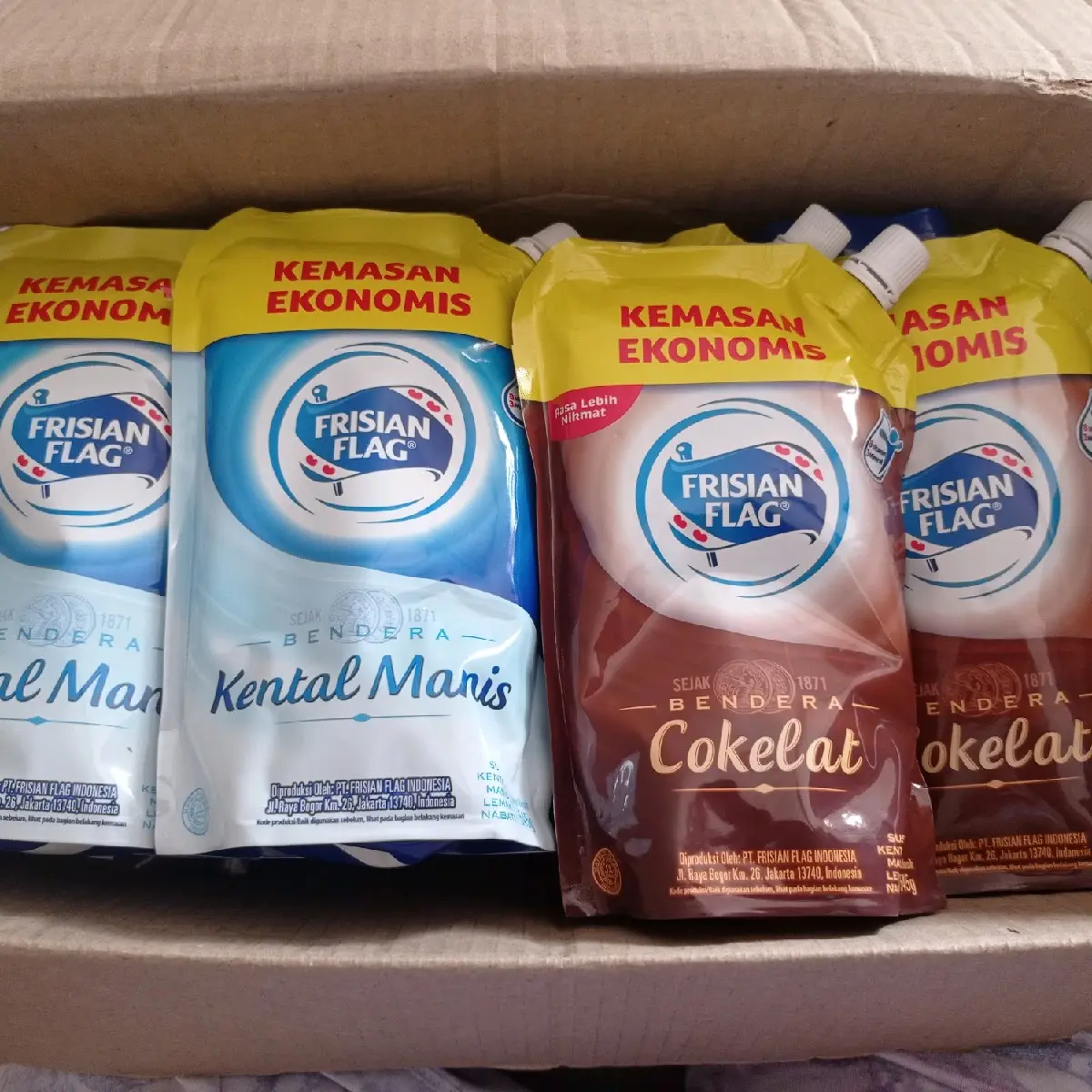 FRISIAN FLAG Kental Manis Pouch 545g x 2pcs