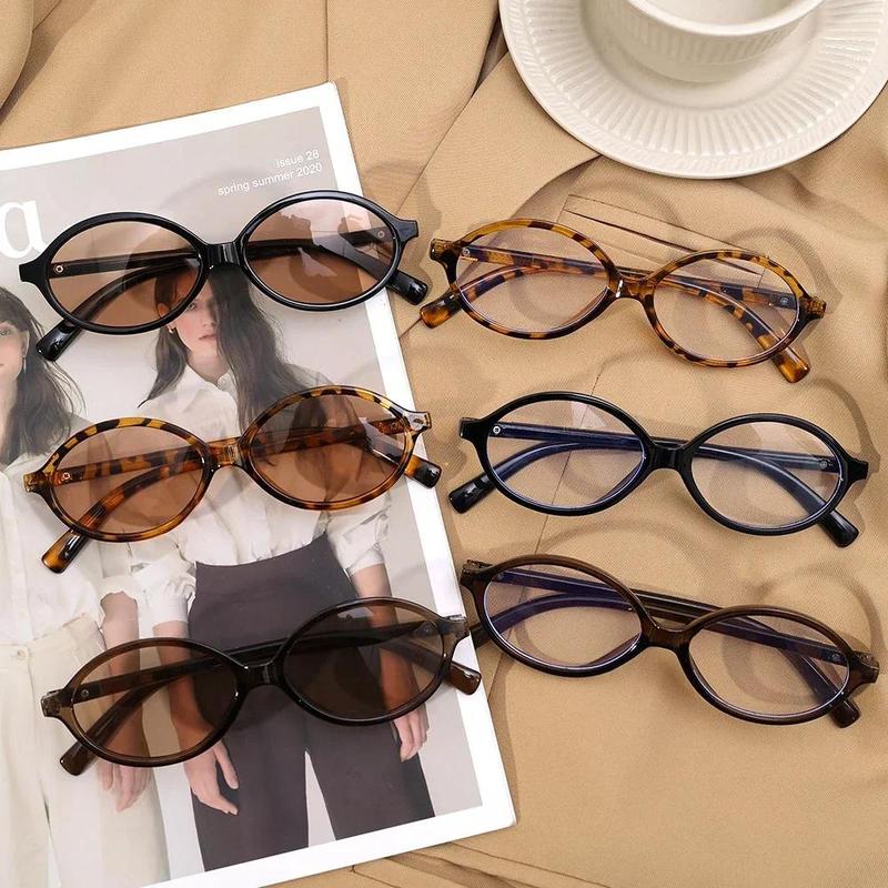 Product Introduction of Y2K Girls Retro Oval Frame Glasses Women Female Ins Sweet Cool Eyeglasses Fashion Accessories 17