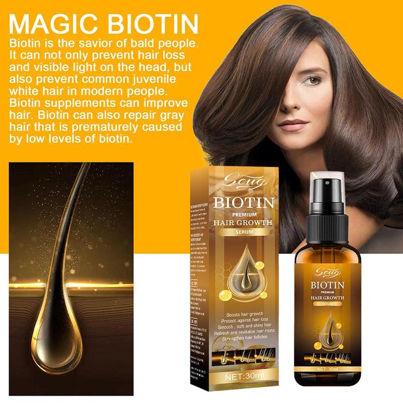 30ml Xịt Chống Rụng Tóc Xịt Mọc Tóc Tinh Chất Chăm Sóc Tóc Làm Dày Và Tăng Cường Chân Tóc 2