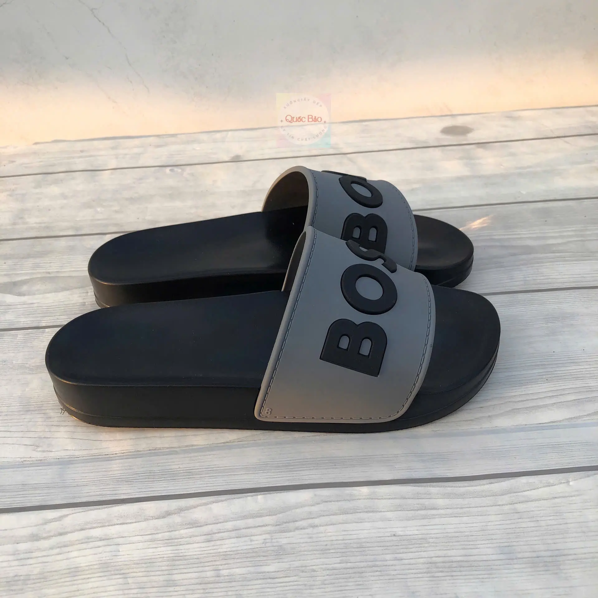Dép lê BÓT xám nam nữ size 35-42 dép dẻo nhẹ Slipper DéP