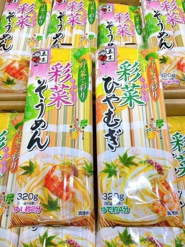 Mì somen rau củ ngũ sắc Nhật