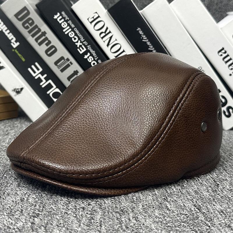  Mũ nồi nam trung niên 100% da bò 