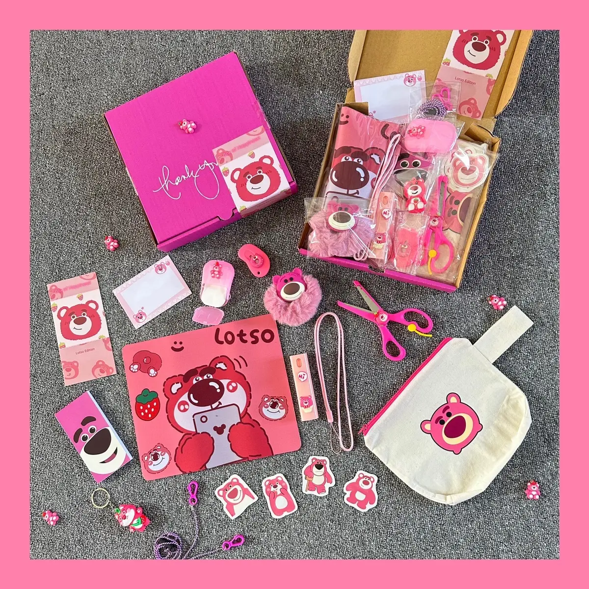 BOX LOTSO GET 15 ITEM | Gift Box Aesthetic | Hampers Wisuda | Kado Ulang Tahun Cewek | Graduation Gift Anak-anak Ulang tahun