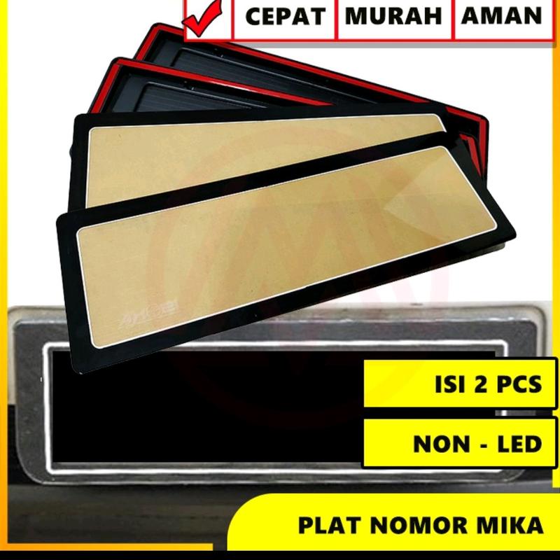 Dudukan plat nomor motor akrilik variasi lampu led sepeda motor universal Aksesoris Motorcycle Penutup plat nomor motor 2