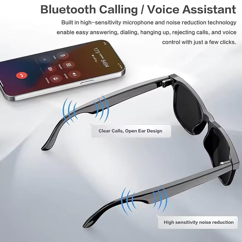 New4K Ultra HD AI Glasses Men Chat IP65 Waterproof Voice Assistant AI Transmission 800W Camera Bluetooth Call Smart Glasses 2025 - Image 3