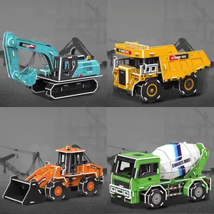 Puzzle 3D Miniatur Kendaraan Pesawat | DIY Mainan Merakit Bongkar Pasang Mainan Edukasi Anak Jigsaw