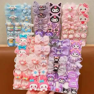 18PC/Set Ikat Rambut Anak / Kuncir Rambut Karakter Sanrio / accesoris Rambut KC12