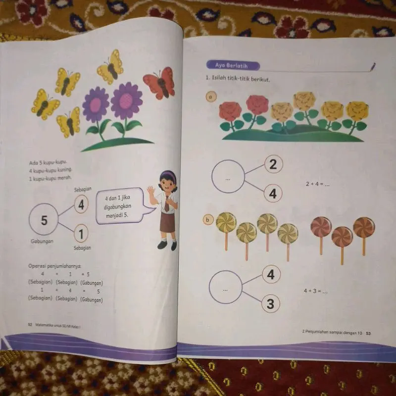 BUKU Matematika Kelas 1 SD Kurikulum MERDEKA Revisi 3