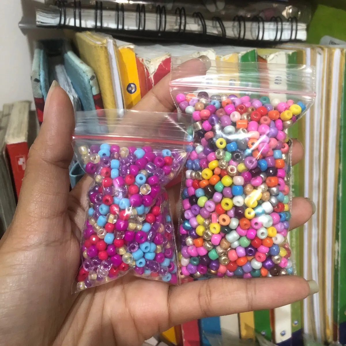 Mote manik pasir DIY cincin gelang kalung aksesoris