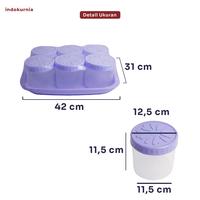 Gambar Indokurnia Toples Nampan Set California 1.2 Liter Pastel - Light Grey dari Indokurnia Kota Administrasi Jakarta Barat 3 Tokopedia