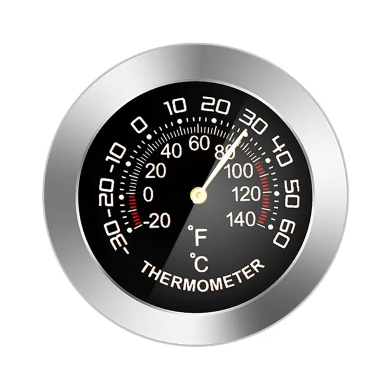 mengyi Car Temperature/Humidity Detector Dial Type Mini Mechanical Meter Tester-Gauge