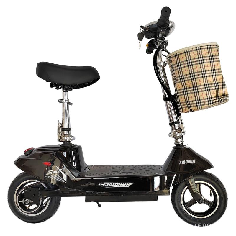 Xe điện Scooter Mini Sạc điện + tặng giỏ