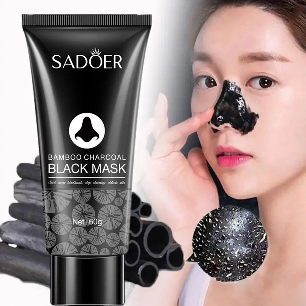 Mặt Nạ Trị Mụn Đầu Đen, Kem Cải Thiện Mụn Đầu Đen Trên Khuôn Mặt, Loại Bỏ Mụn Đầu Đen Mũi, Mặt Nạ Chăm Sóc Da, Gel Lột Skincare Women Nữ
