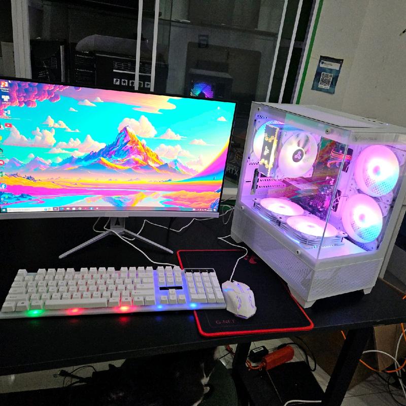Bộ Pc Ice Queen Trắng tinh khôi chơi game giá siêu rẻ cấu hình tốt