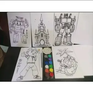 paket ekonomis lengkap mewarnai styrofoam ukuran 20x30