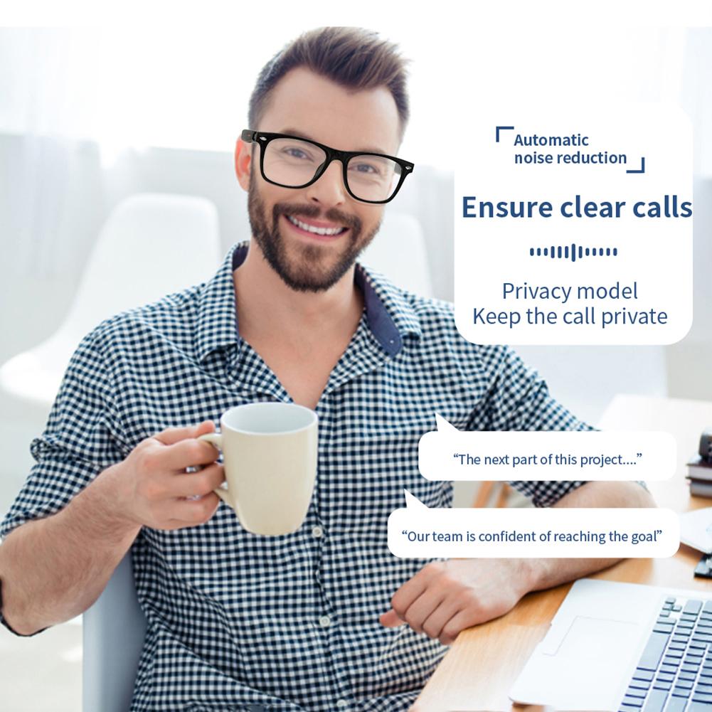 Camera Glasses Remote Shooting Outdoor Sport Glasses with Camera Open Ear Sound Mic & Speakers Wearable Eyeglass for Men & Woman - Image 3