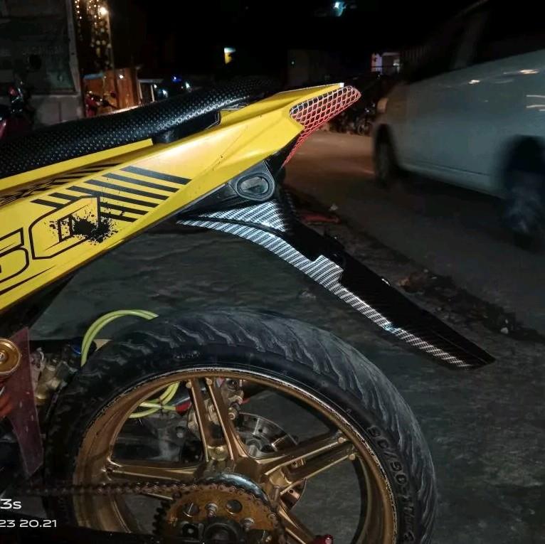 Spakbor Mx King 150 Model Exciter Carbon Type Turun Carbon Spakbor Exciter Mx King Spakbor Belakang MX King 150 8