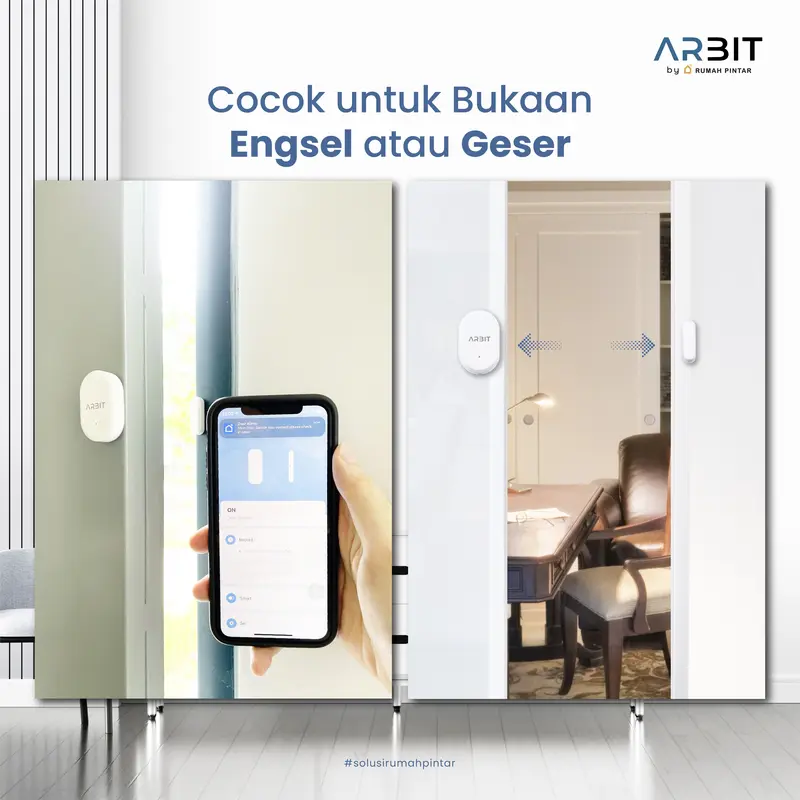 ARBIT Zigbee Door/Window Sensor Security Keamanan Pintu Jendela Pintar Smart Home Tuya 2