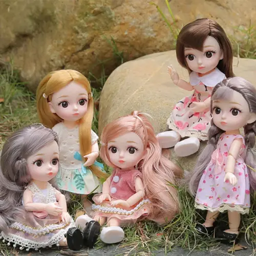 boneka cantik 17cm cute berbie doll boneka - berbie korea full artikulasi 2