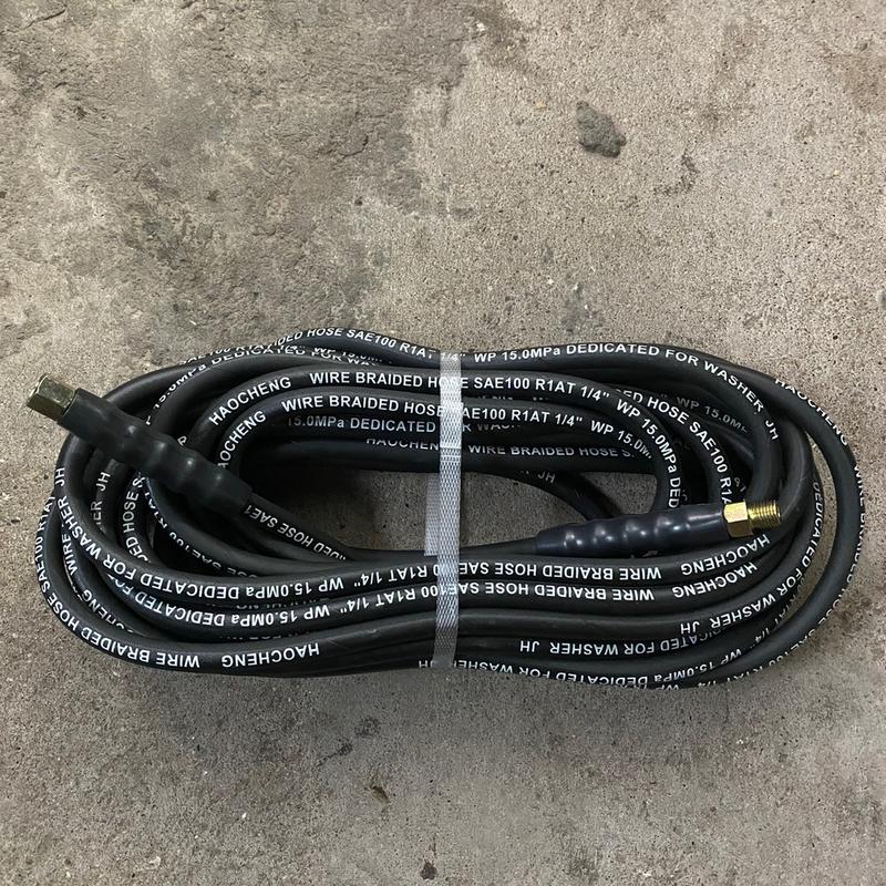 ￼Dây Rửa Xe Lõi Thép, dùng cho máy chay dây curoa 20 Mét, 15 Mét, 10 Mét, ren 13 ,14mm