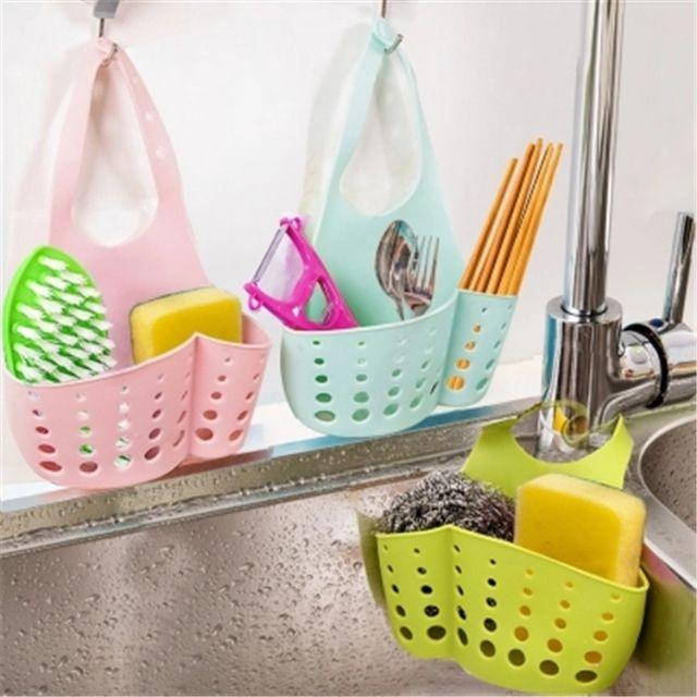 Giỏ đựng rẻ rửa bát Giỏ Treo Đựng Rẻ Rửa Bát Giỏ nhựa treo bồn rửa chén