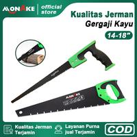 Gambar Monake German Tool Gergaji Potong Kayu 14/18inch Mata Original Germany Tangan Graji Geraji Potong Handsaw Untuk Kayu / Triplek / Pipa PVC / Gypsum MS-J18 - 14inch dari G.M Professional Tools Kota Administrasi Jakarta Barat 1 Tokopedia